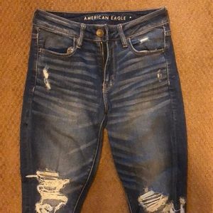 High waisted American eagle jeans